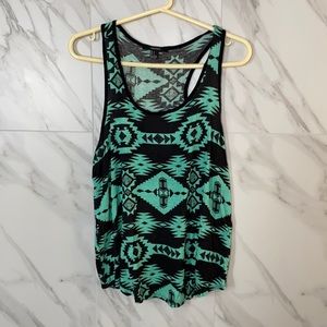 tribal print tank top